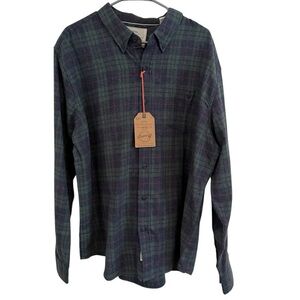 Weatherproof Vintage Plaid Flannel Button Down Shirt Men’s XXL NWT